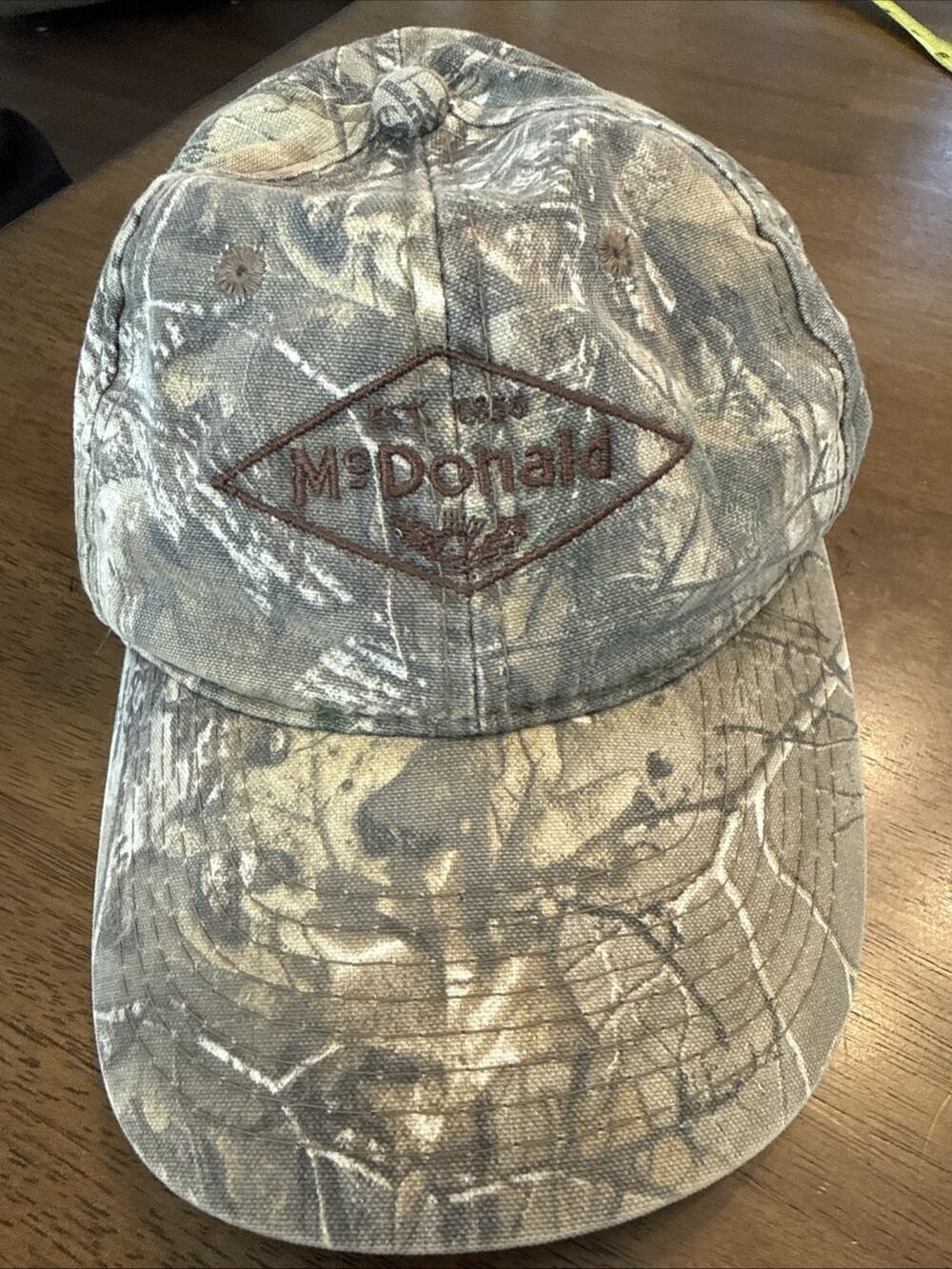 Mcdonald Electric 1856 Camouflage Baseball Snapback Hat